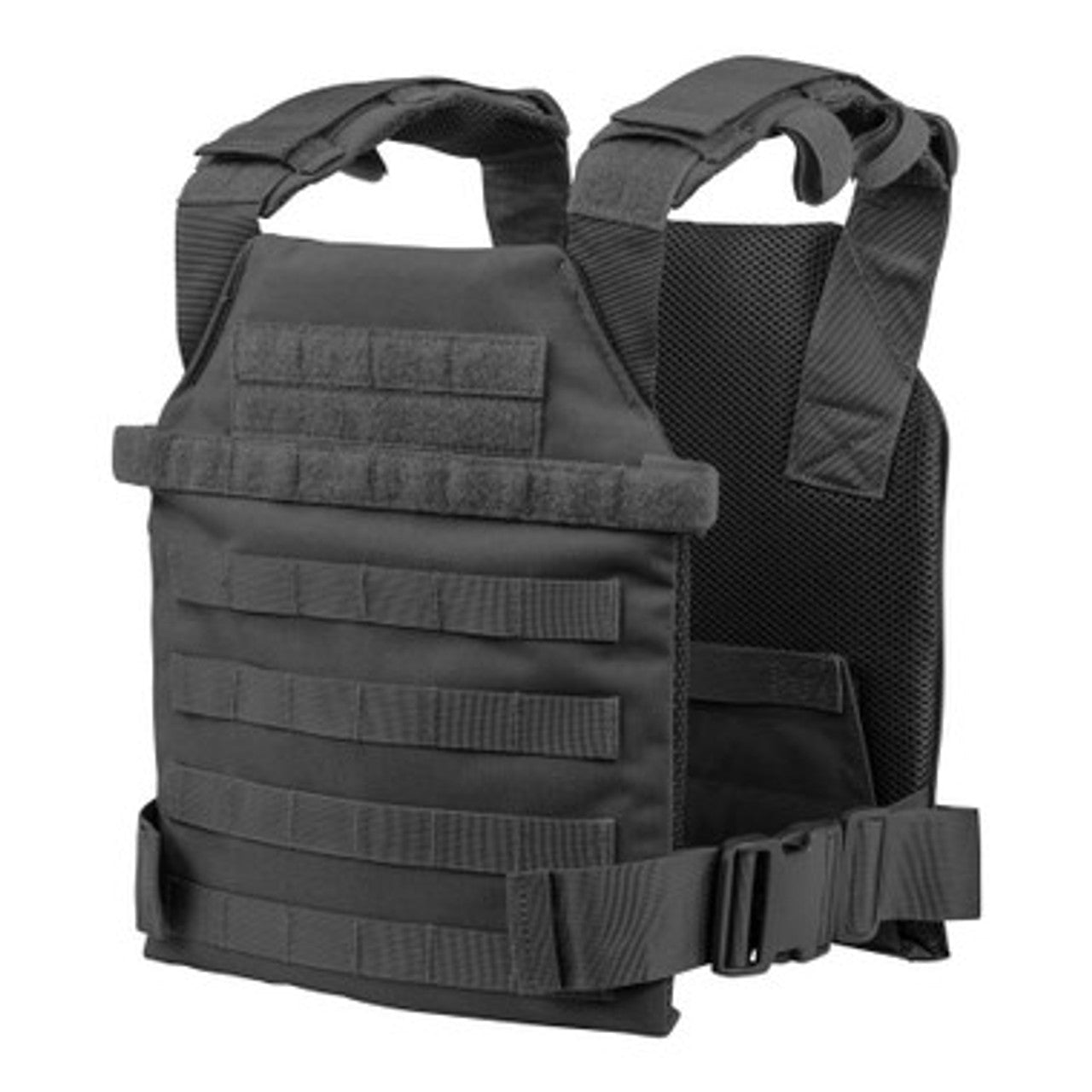 Adjustable Tactical Plate Carrier vest (No side pockets) - VectorShields