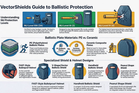 Learn the science behind ballistic gear. Our guide covers NIJ protection levels, ceramic vs. PE plates.