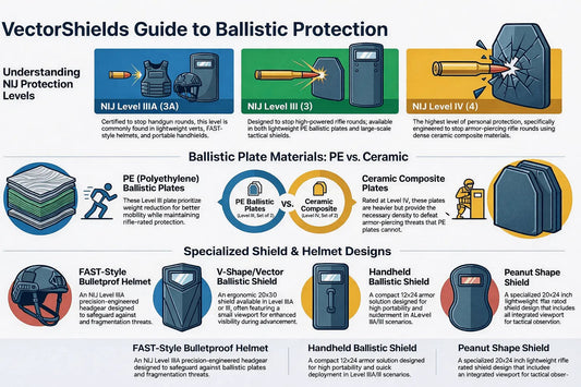 Learn the science behind ballistic gear. Our guide covers NIJ protection levels, ceramic vs. PE plates.