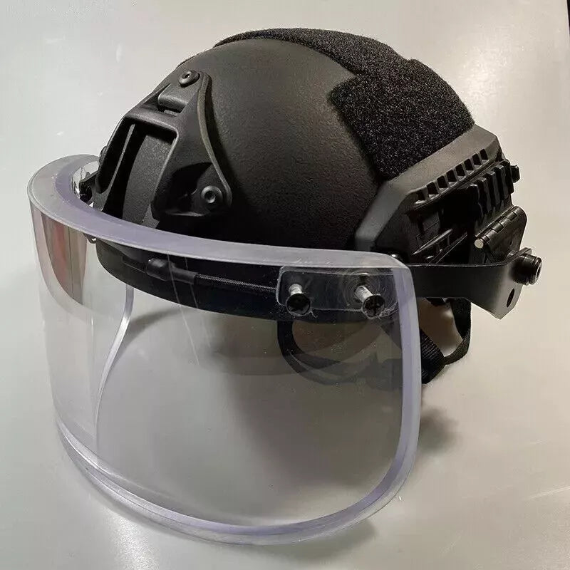 FAST&MICH Helmet Bulletproof Face Shield Ballistic Visor NIJ Level IIIA level 3A - VectorShields