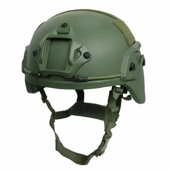 MICH(ACH) style BALLISTIC Tactical Helmet (WITH RAILS) NIJ IIIA Level 3A VectorShields