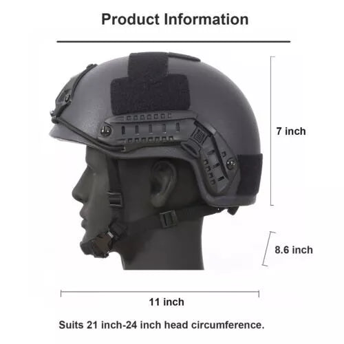 NIJ IIIA Level 3A FAST-Style Bulletproof Helmet