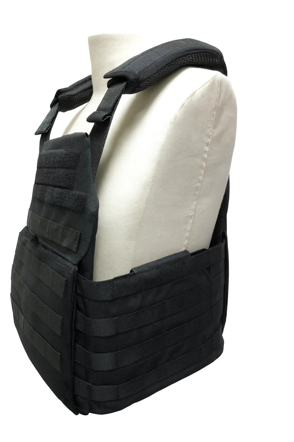 Tactical Plate Carrier Vest w/ Side Pouches – Adjustable Body Armor Carrier - VectorShields