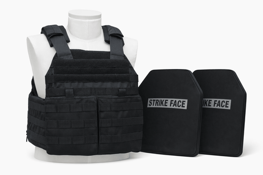 Tactical Plate Carrier Vest with Level III / IV Ballistic Armor Plates Kit - VectorShields